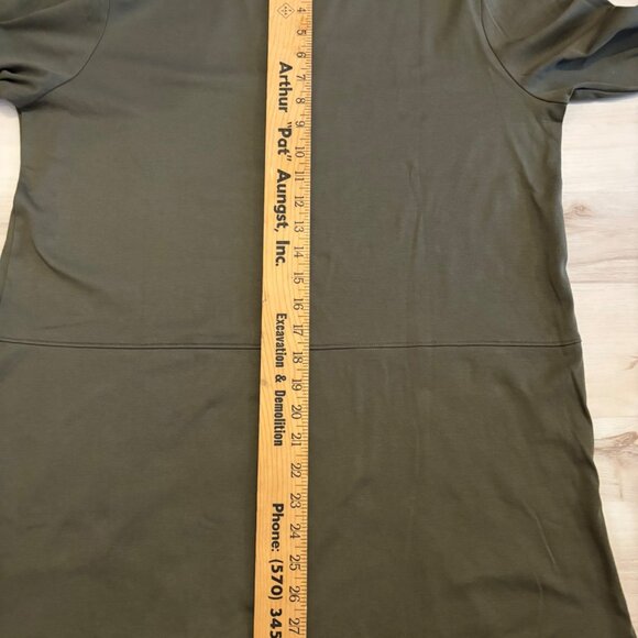 Lands End Womens Olive Green Long-Sleeve Tunic With Pockets XL - Picture 6 of 6